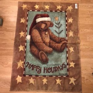 Large Boyd’s Bears Christmas Flag